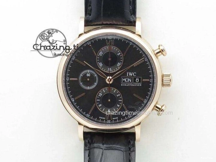 MIROTIME 0429 Portofino 37mm SS V7F 1:1 Best Edition Blue Dial Diamonds Bezel on Blue Leather Strap A Chic 7093